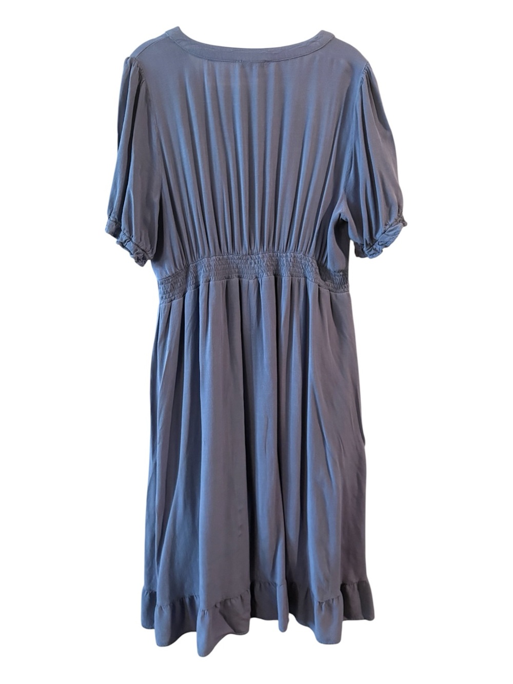 Baltic Born XL Blue High Low Midi Dress Boho Cottagecore Romantic - Picture 3 of 13